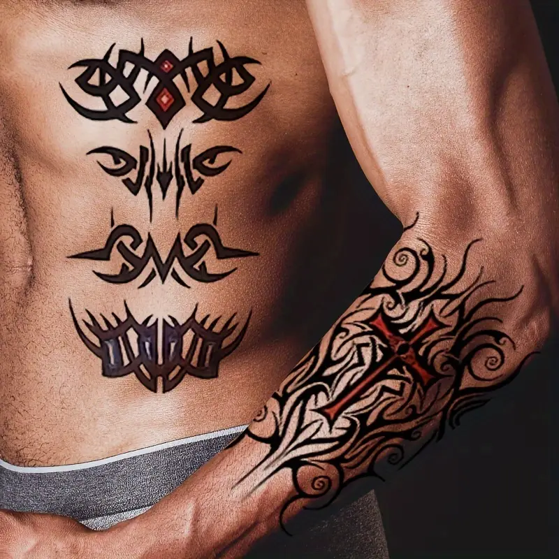 tribal back tattoos for men 0013