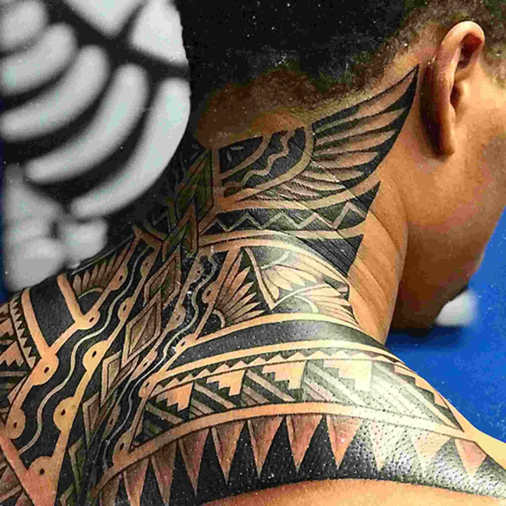 tribal back tattoos for men 0024