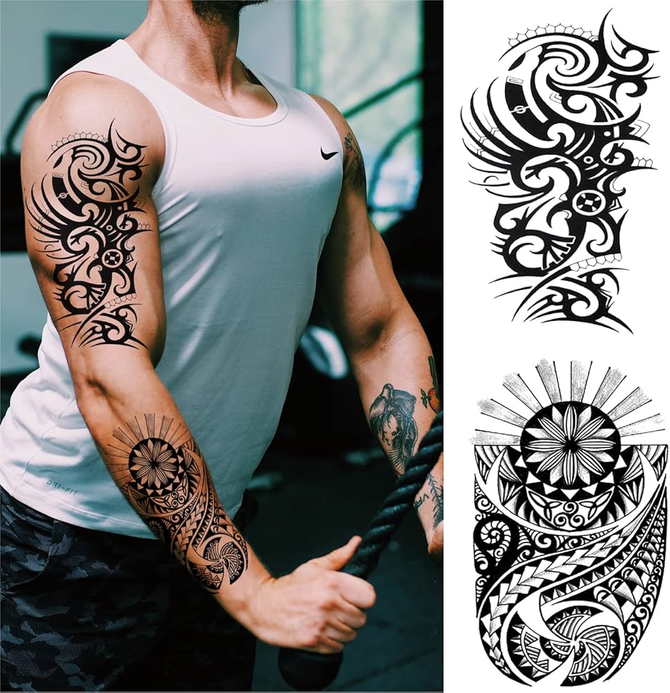 tribal back tattoos for men 0047