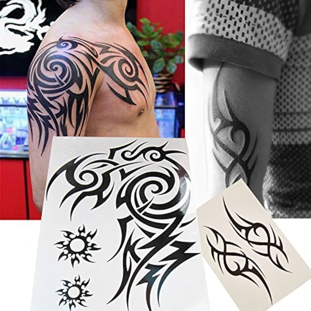 tribal back tattoos for men 0056