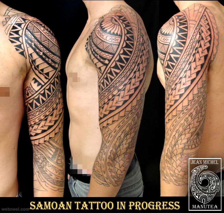 tribal back tattoos for men 0077