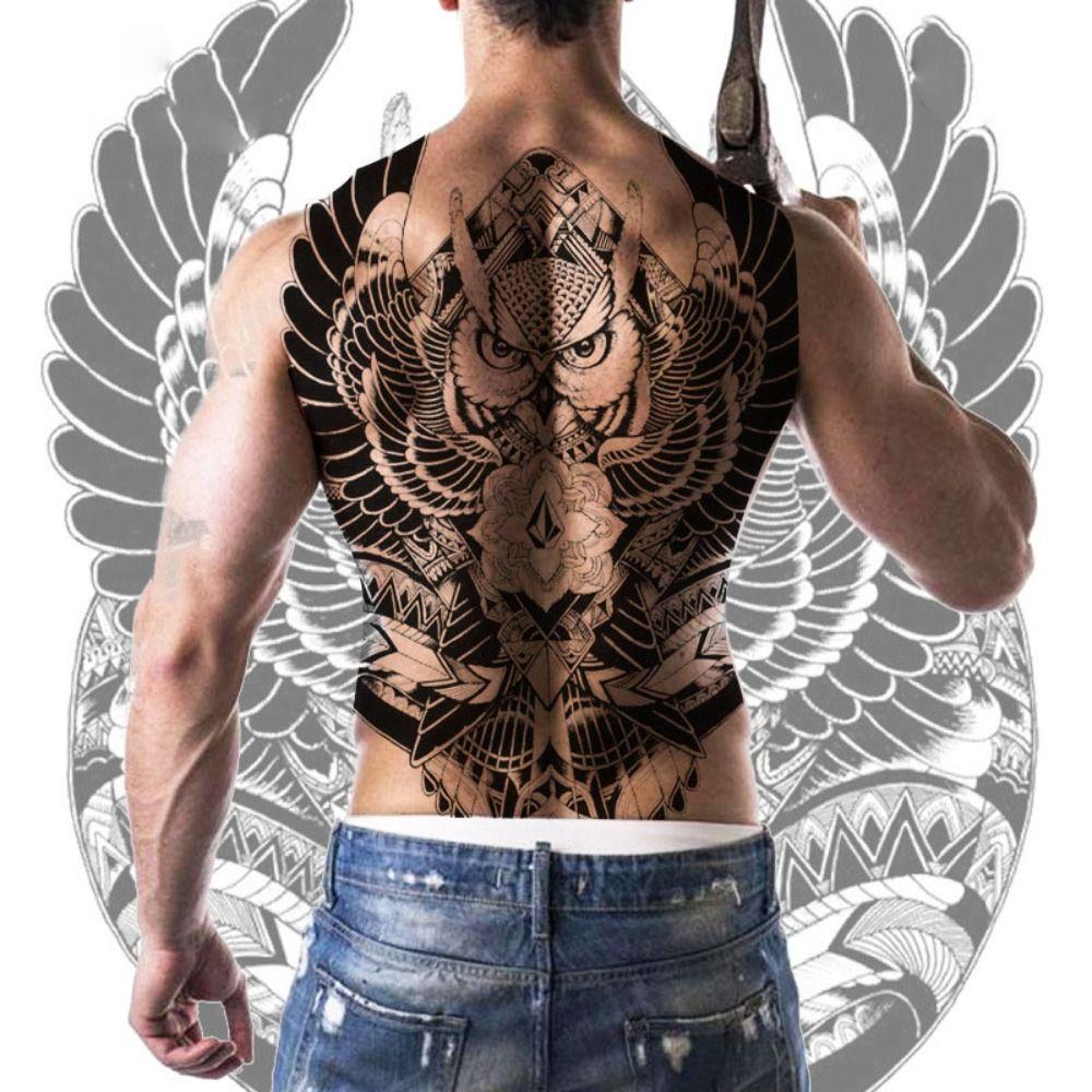 tribal back tattoos for men 0080