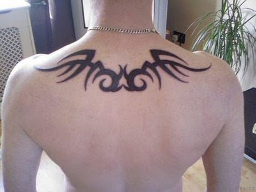 tribal back tattoos for men 0086