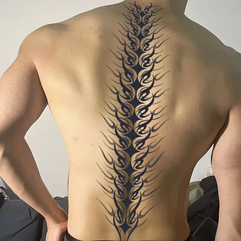 tribal back tattoos for men 0089