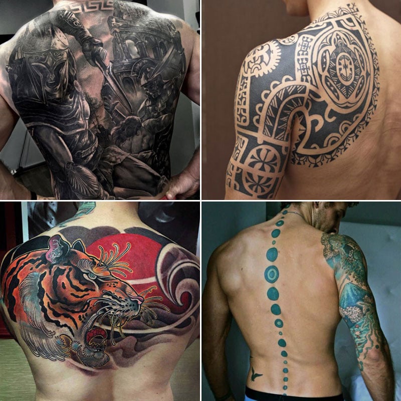 tribal back tattoos for men 0090