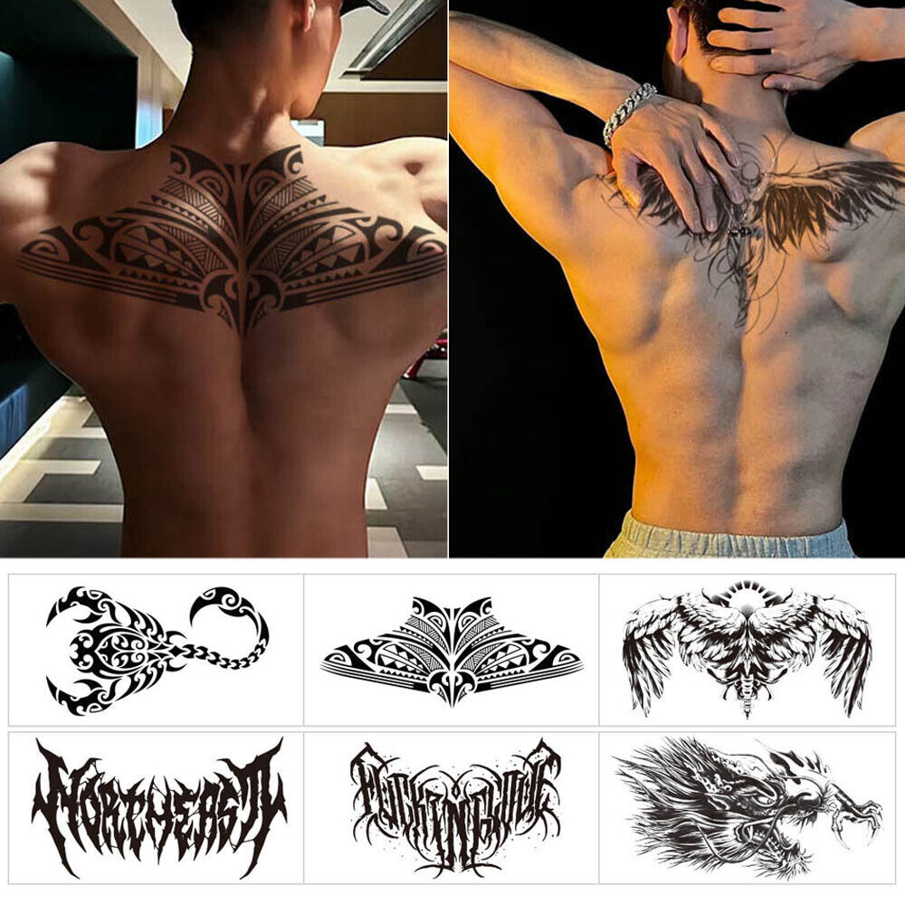 tribal chest tattoos for men 0012