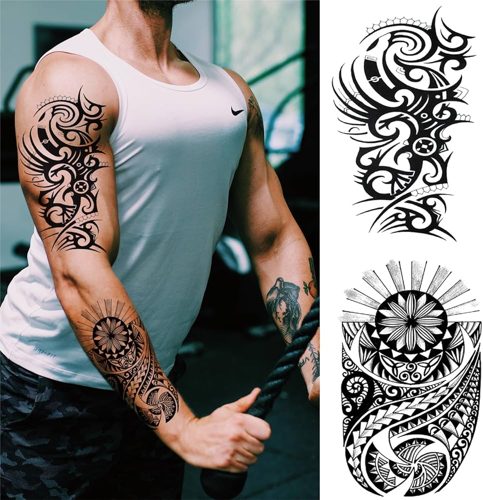 tribal chest tattoos for men 0025