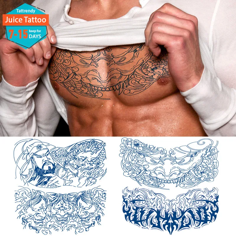 tribal chest tattoos for men 0028