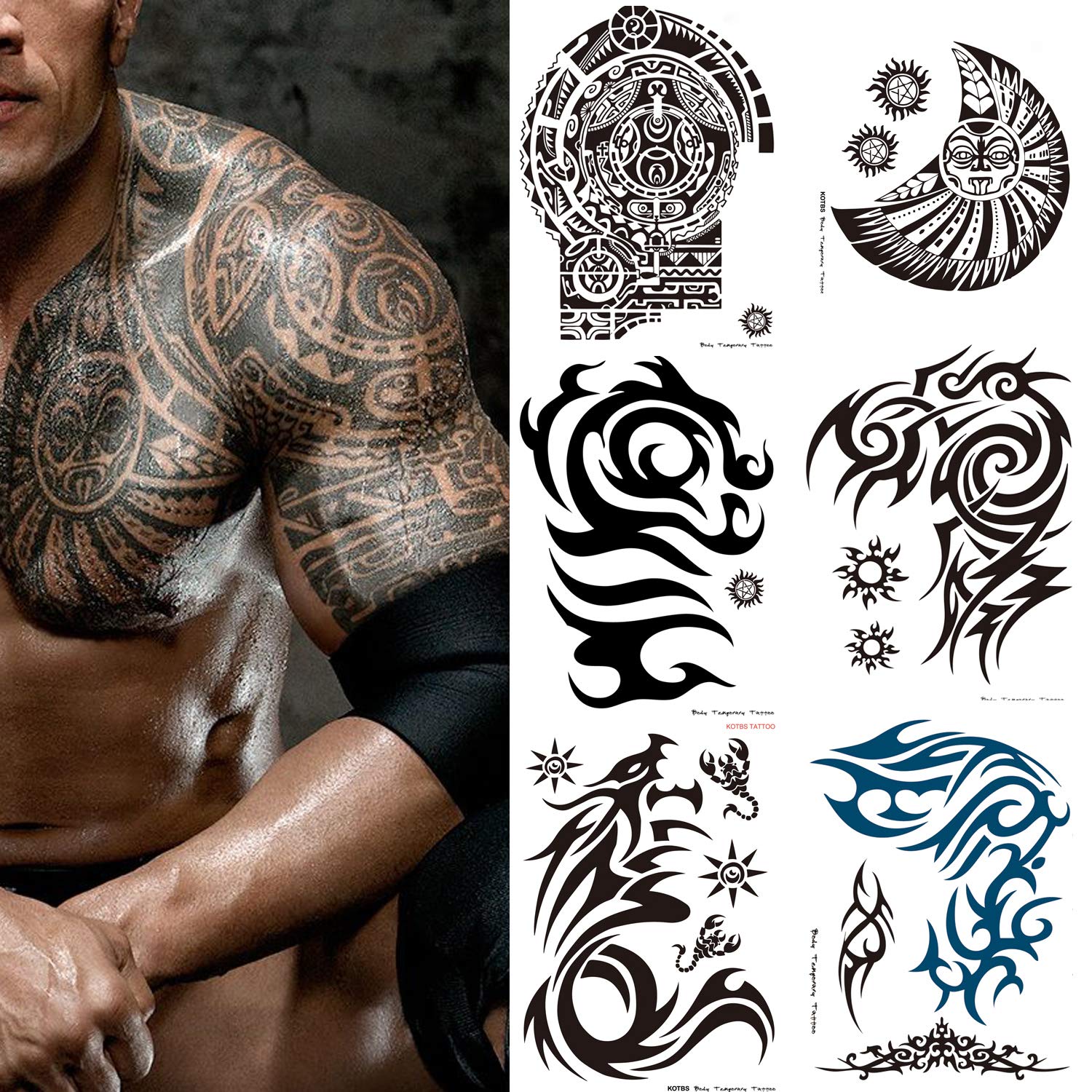 tribal chest tattoos for men 0044