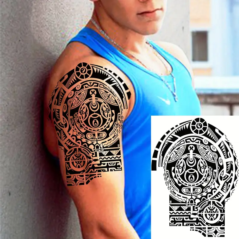 tribal chest tattoos for men 0054