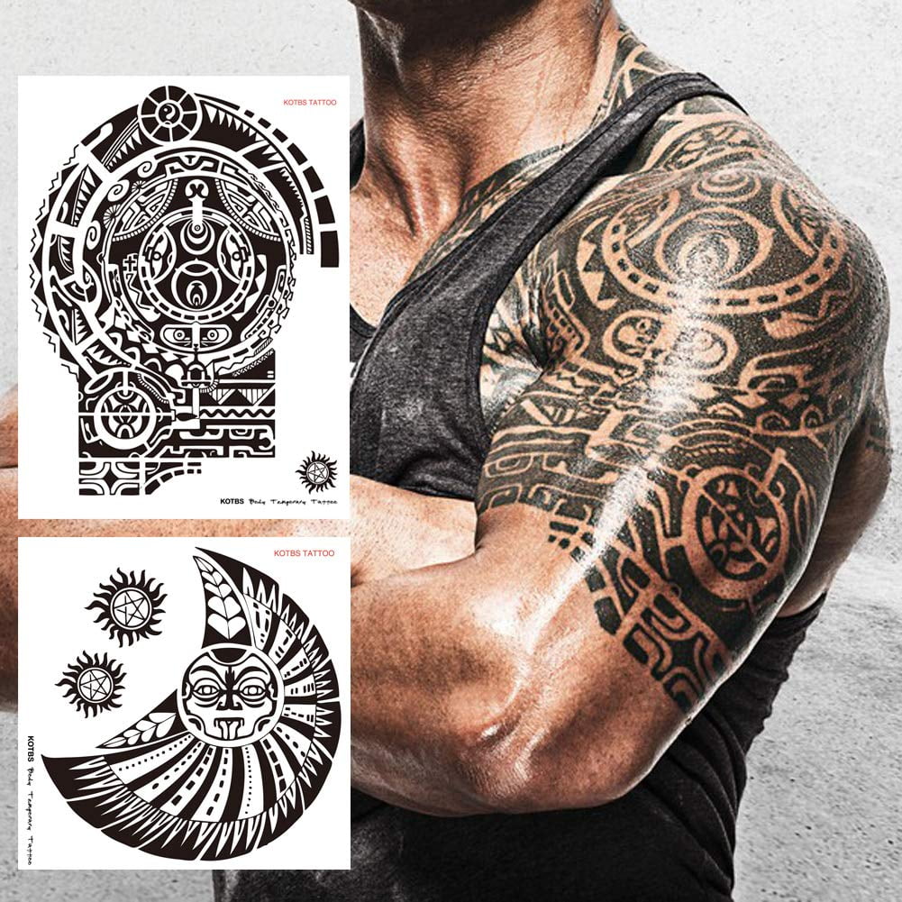 tribal chest tattoos for men 0057