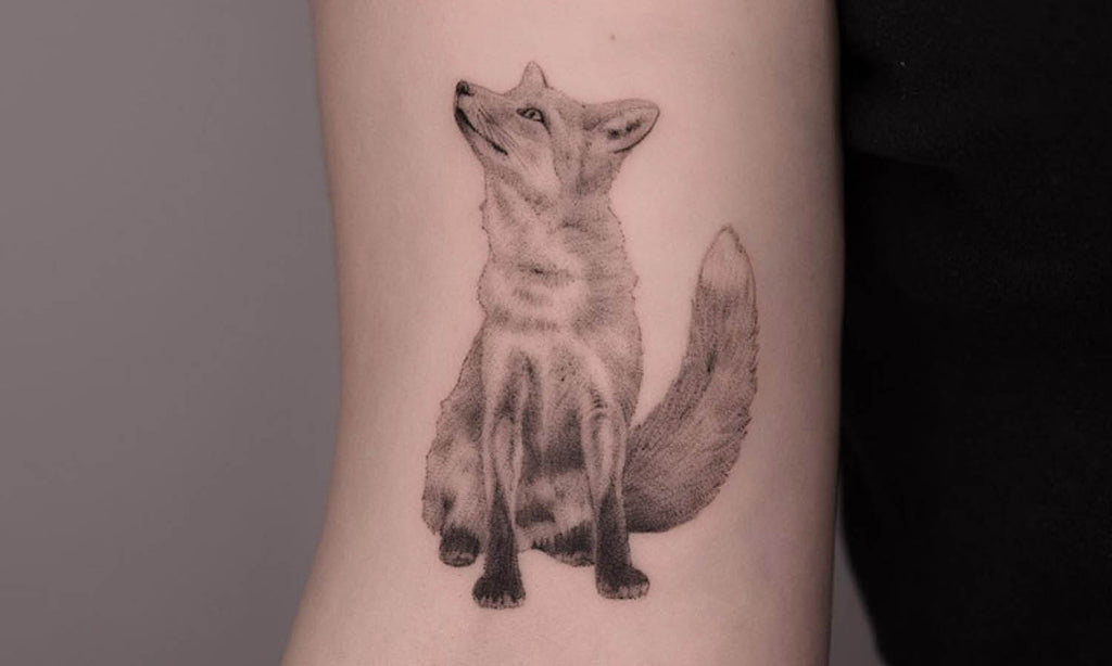 tribal fox tattoos for men interpretations.