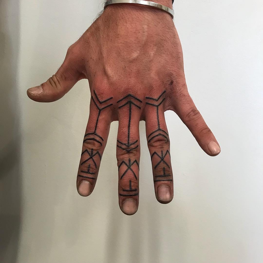 tribal hand tattoos for men 0025