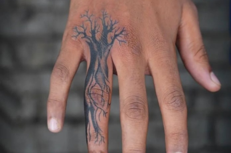 tribal hand tattoos for men 0051