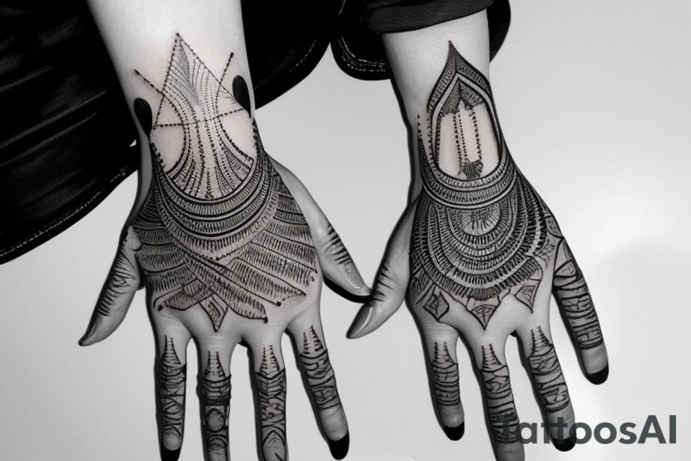 tribal hand tattoos for men 0056