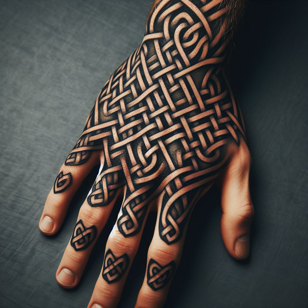 tribal hand tattoos for men 0059