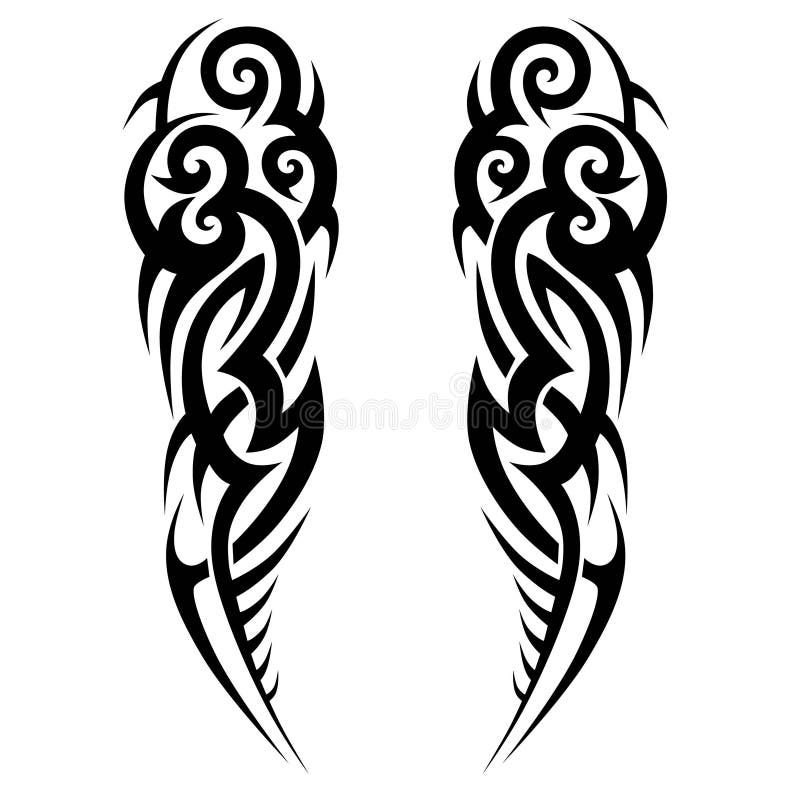 tribal leg tattoos for men 0014