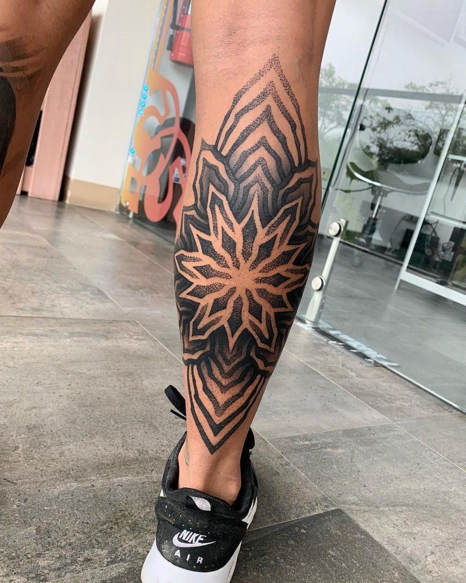 tribal leg tattoos for men 0015