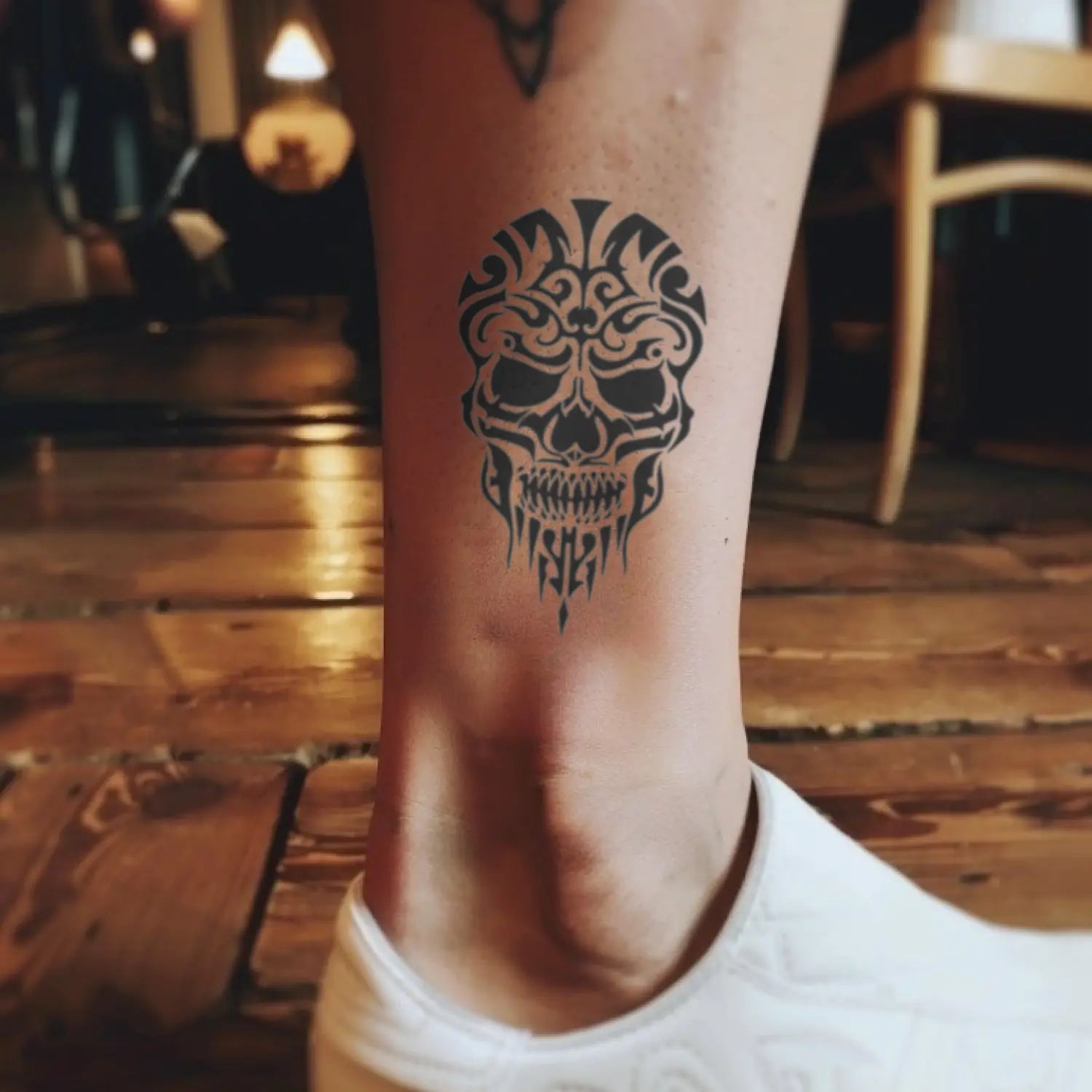 tribal leg tattoos for men 0017