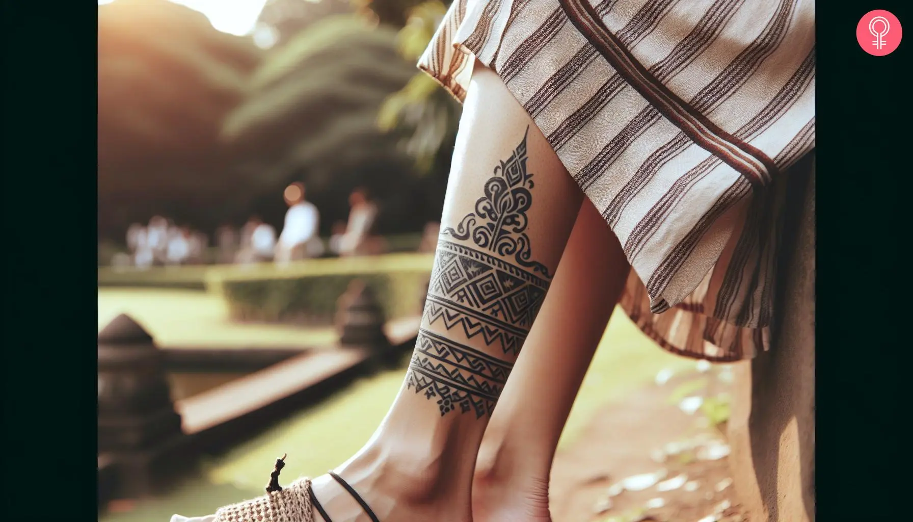 tribal leg tattoos for men 0026