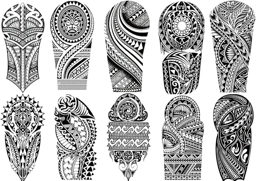 tribal leg tattoos for men 0029