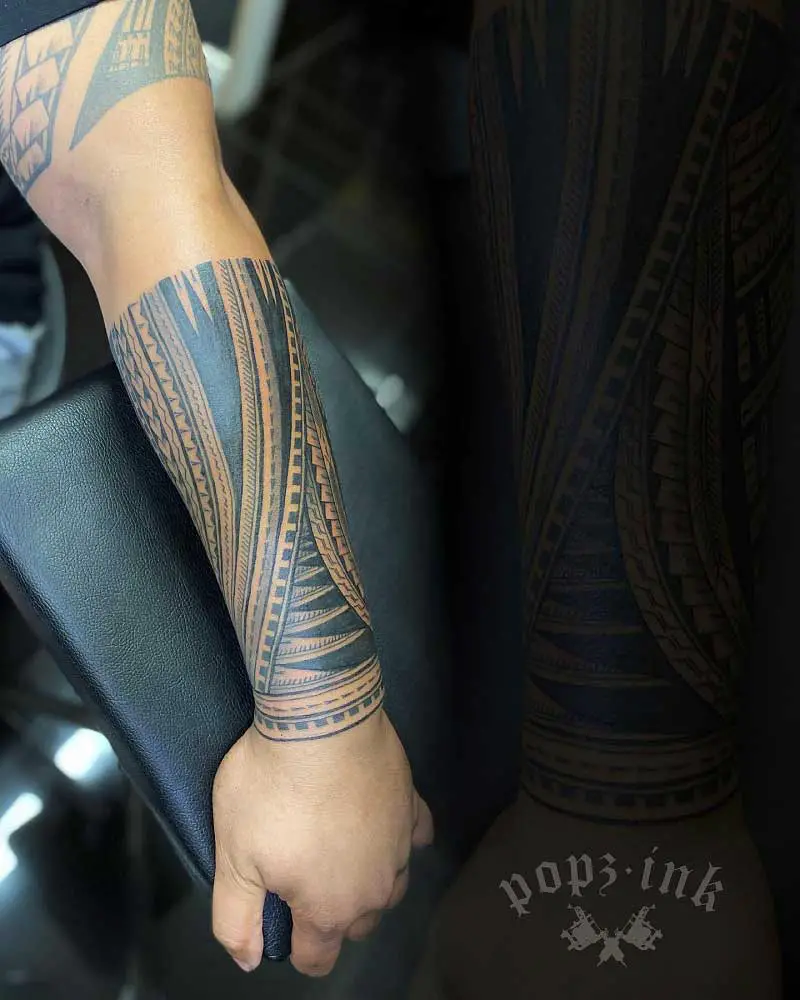 tribal leg tattoos for men 0059