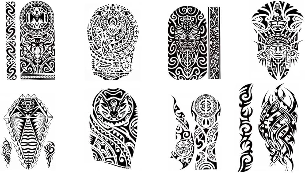 tribal leg tattoos for men 0064