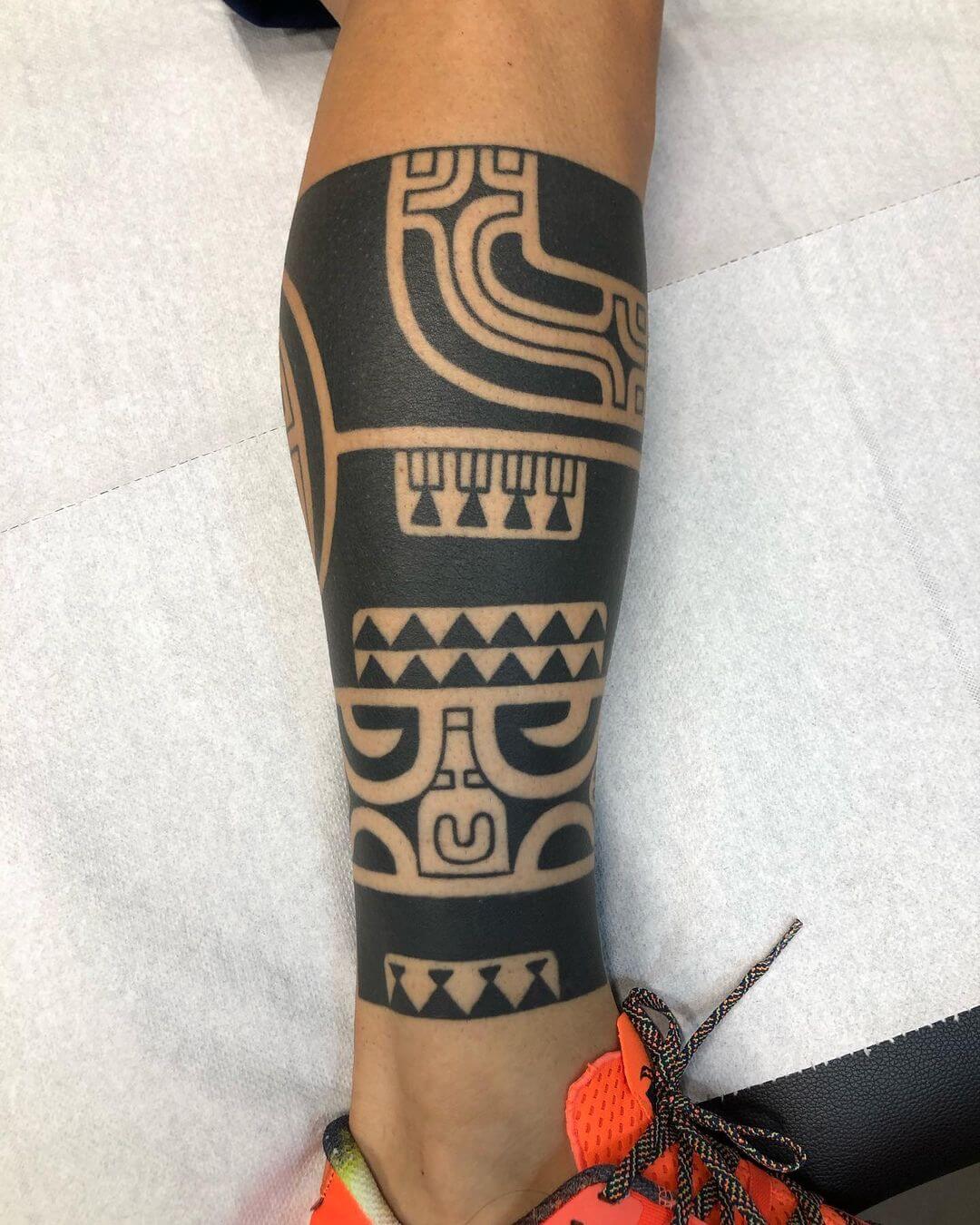 tribal leg tattoos for men 0076