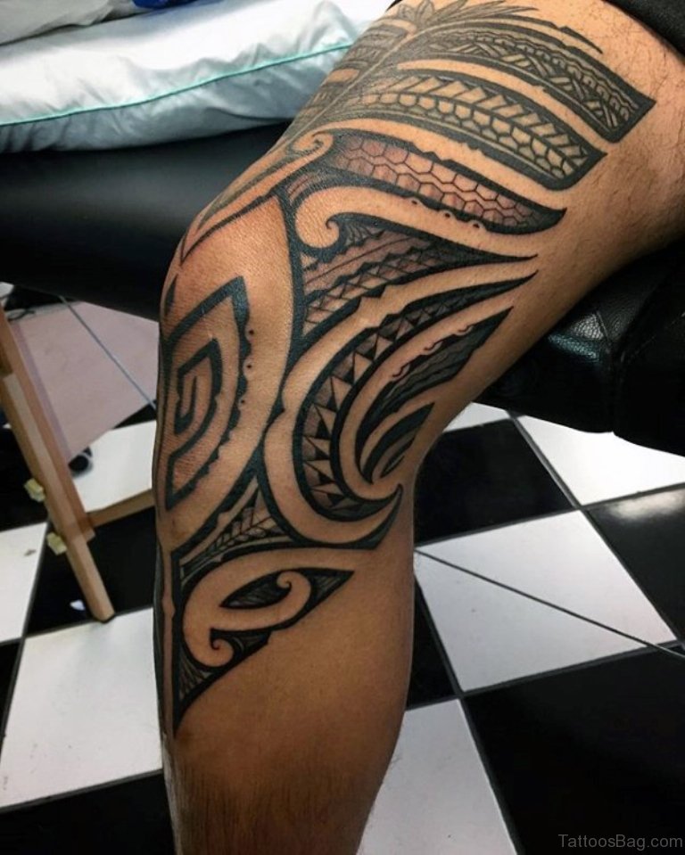 tribal leg tattoos for men 0092