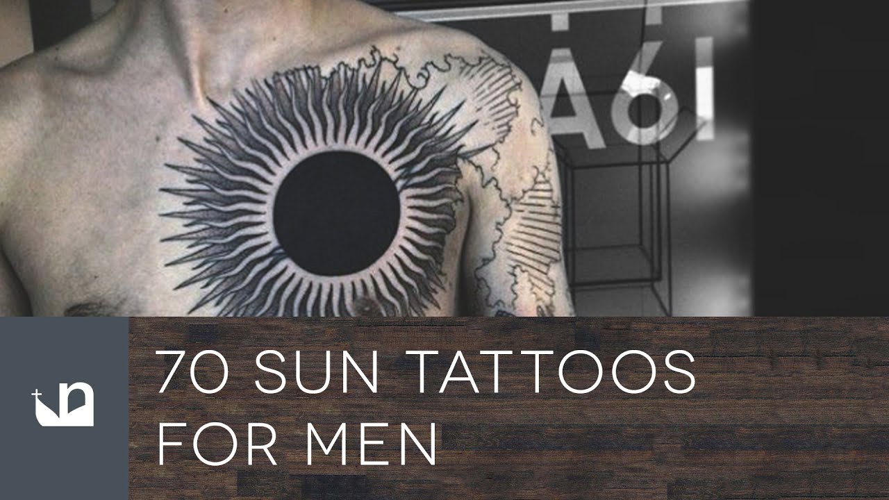 tribal sun tattoos for men significance