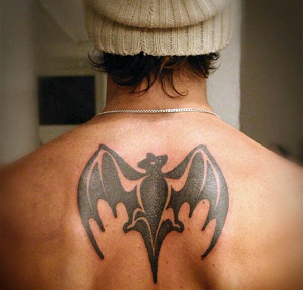 unique bat tattoos for men