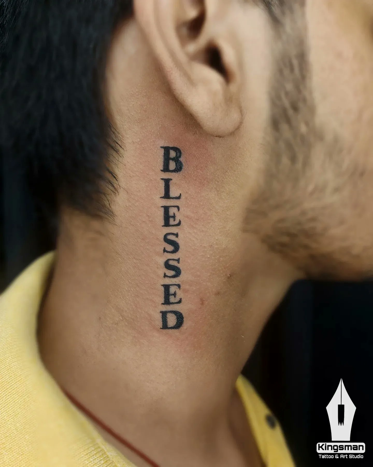 unique blessed tattoos for men