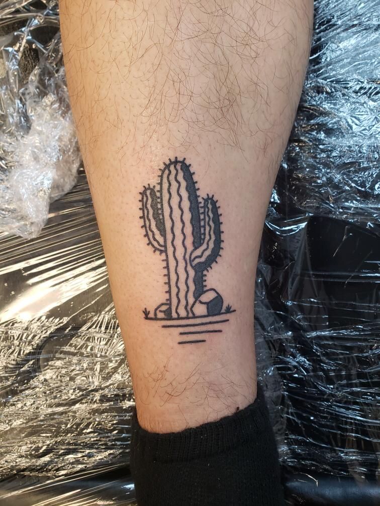 unique cactus tattoos for men