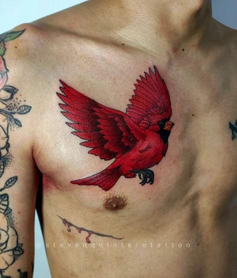 unique cardinal tattoos for men