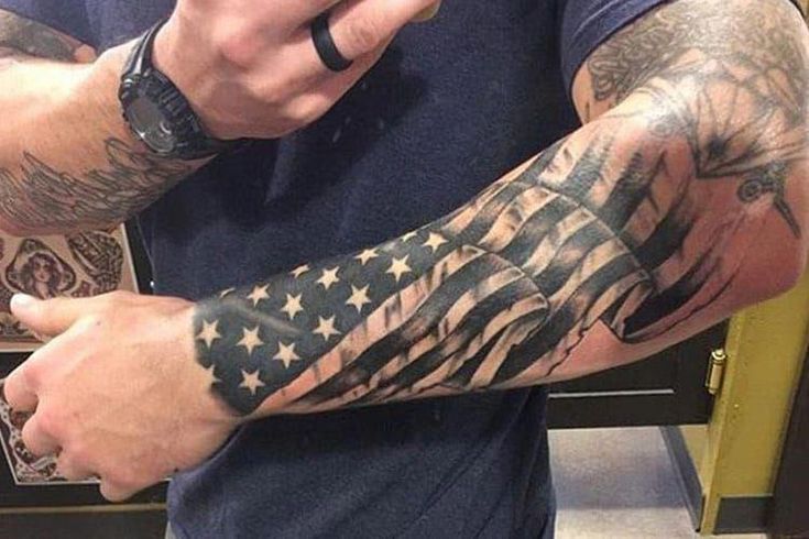 unique designs for badass forearm tattoos for men