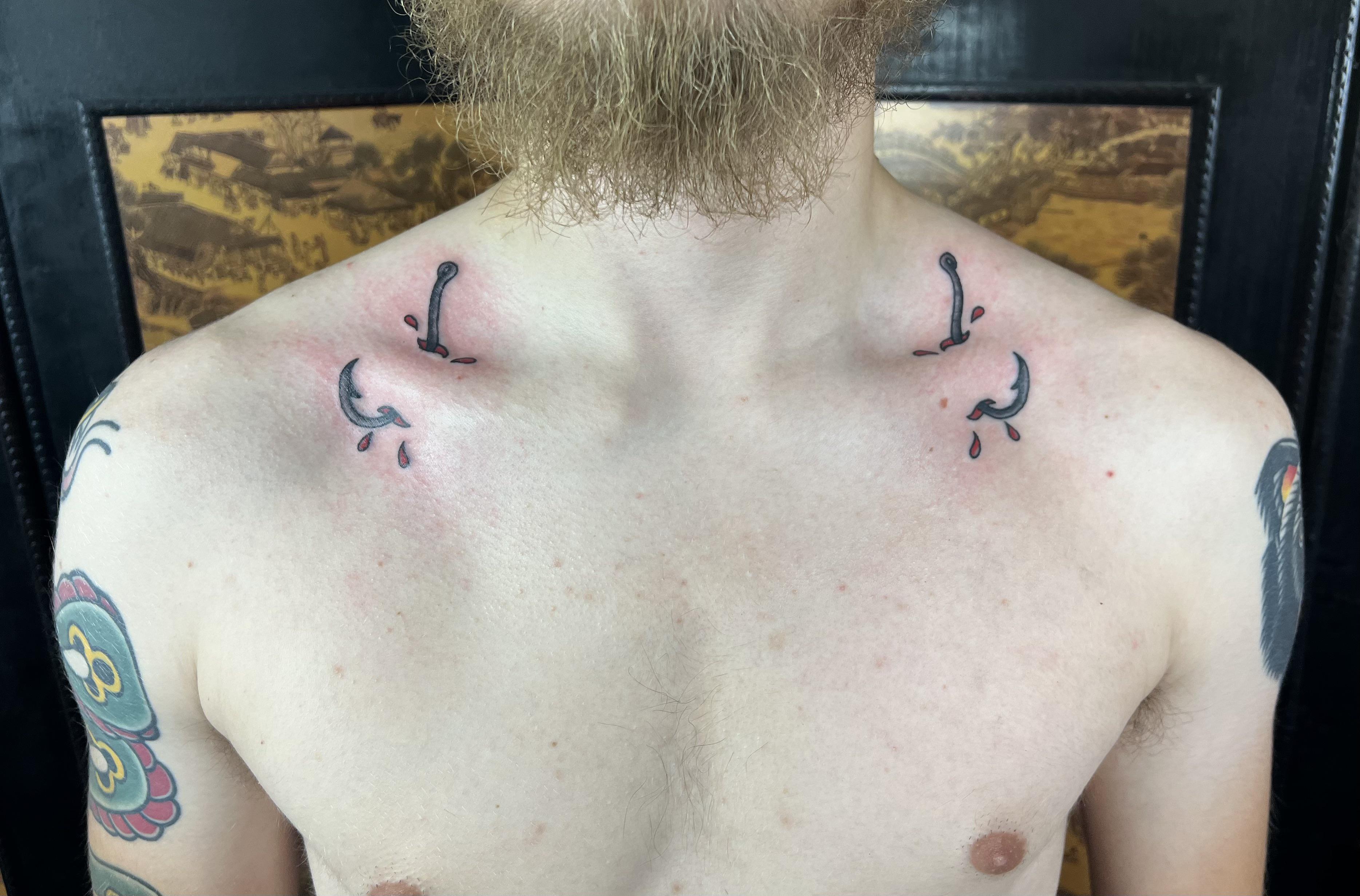 unique fishing tattoos for men