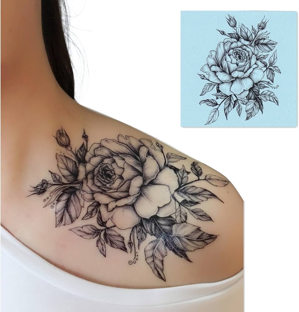 unique flower tattoos for men