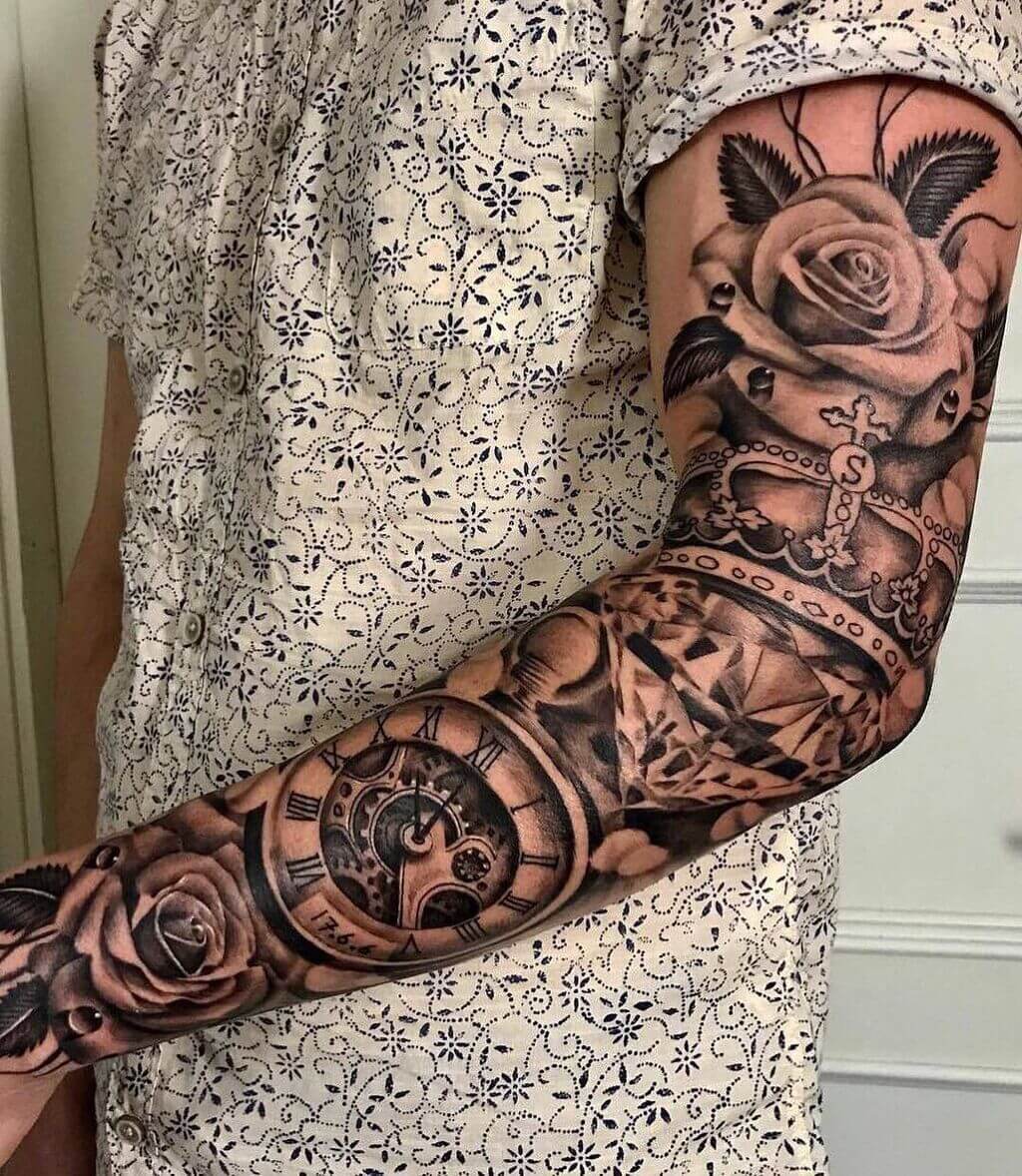 unique forearm tattoos for men