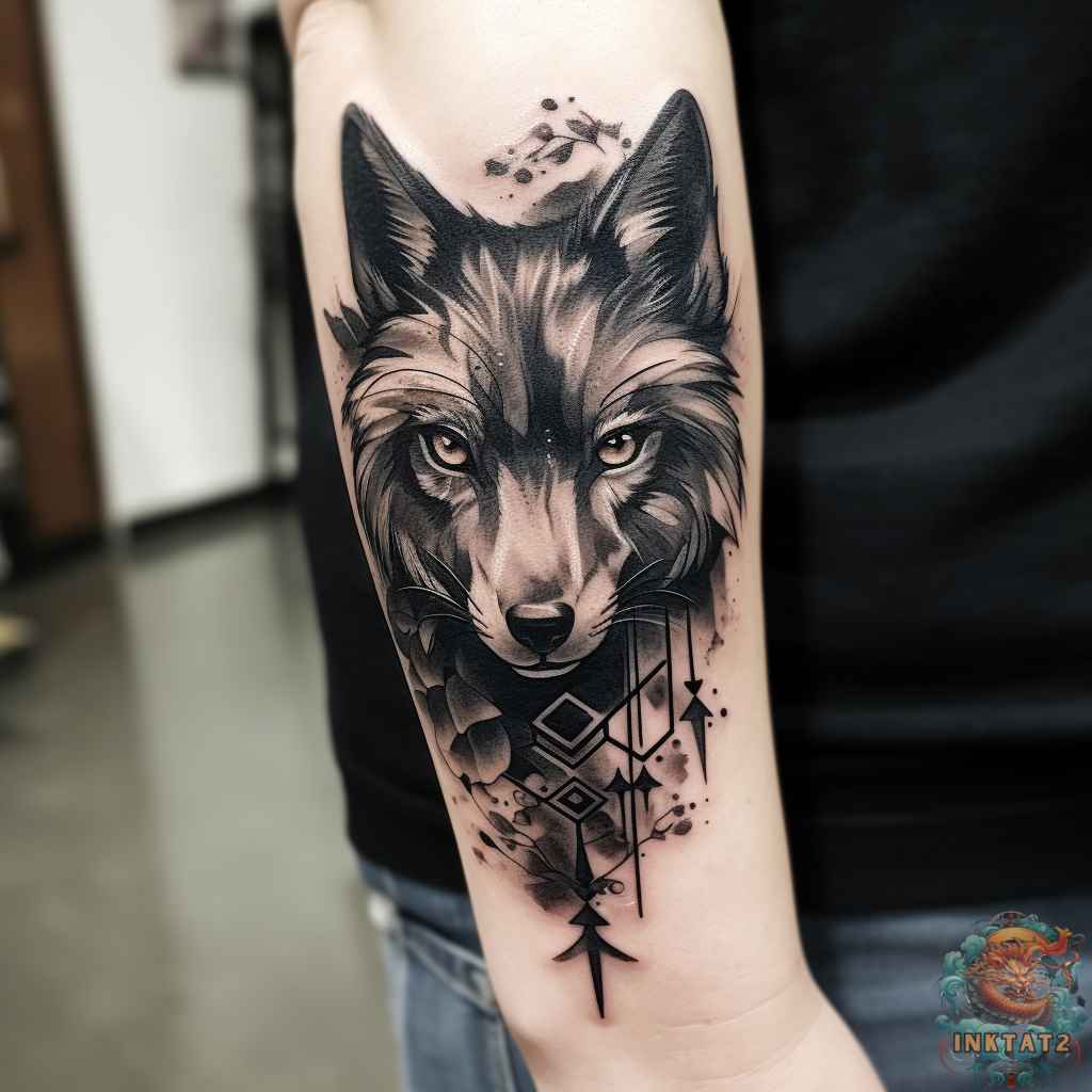 unique fox tattoos for men inspiration