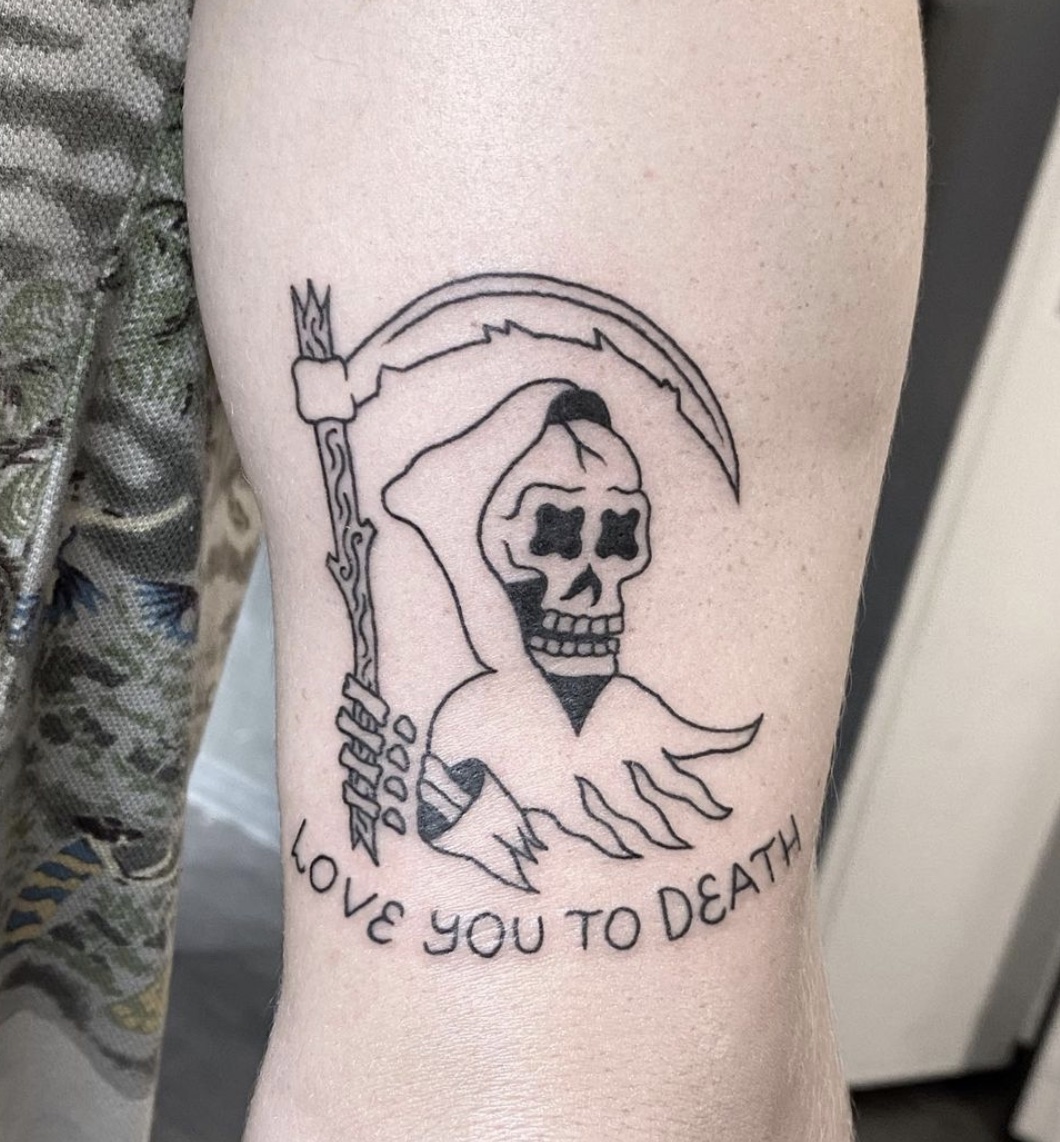 unique Grim Reaper tattoos for men