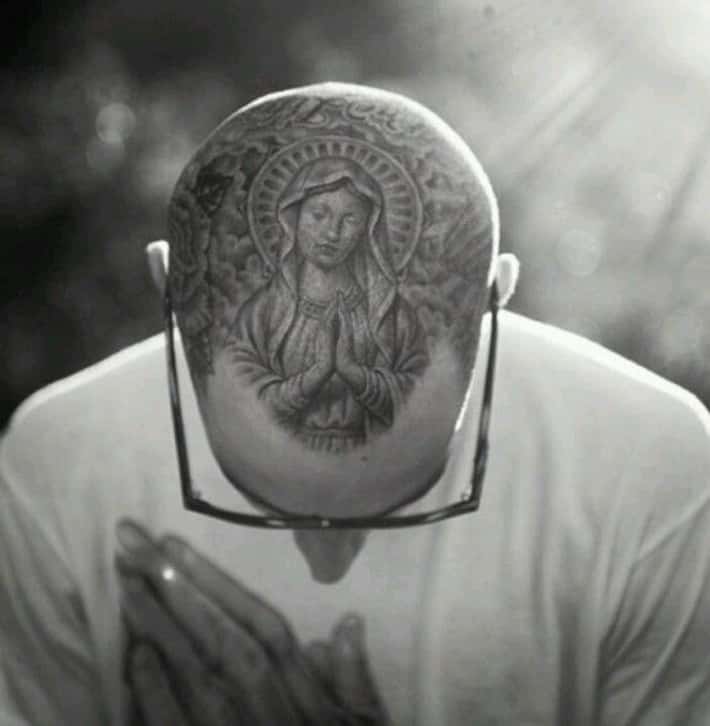 unique head tattoos for men