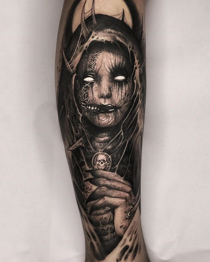 unique horror tattoos for men