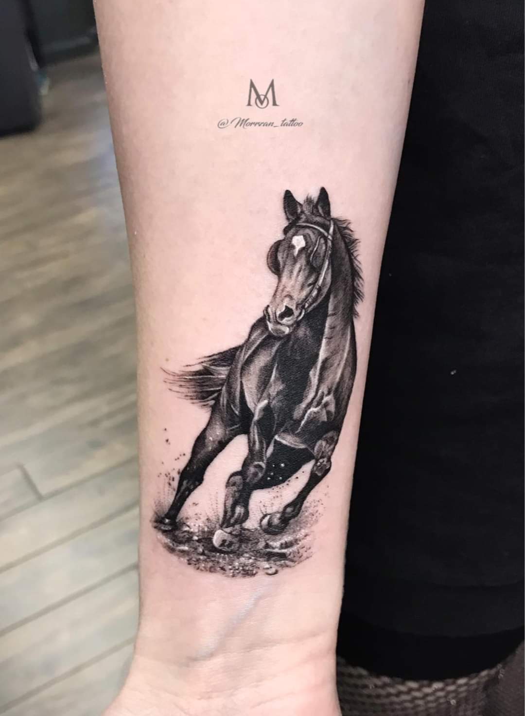 unique horse tattoos for men