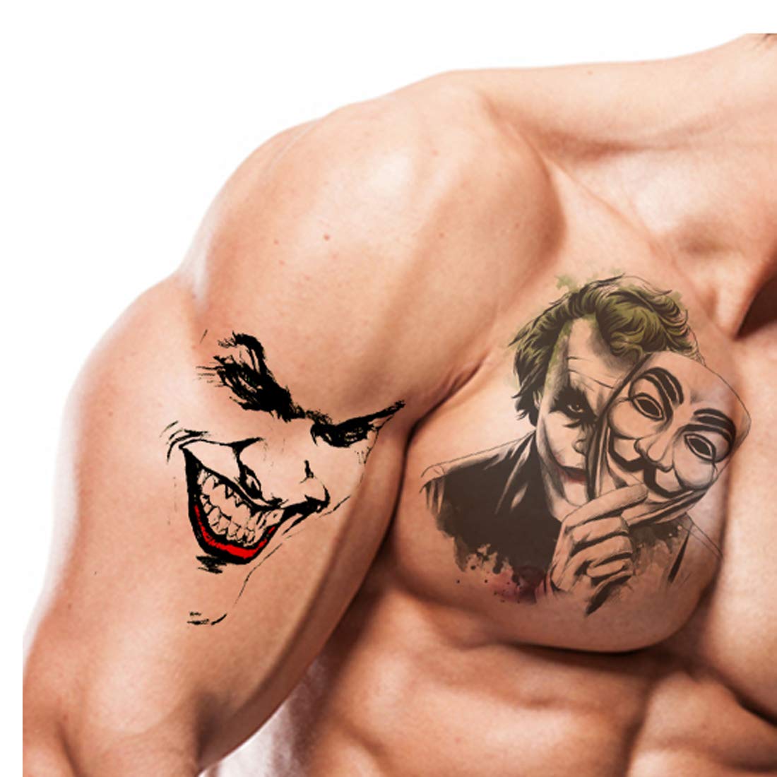 unique Joker tattoos for men concepts