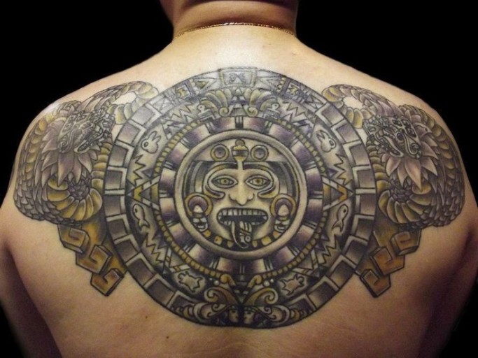 unique Mayan tattoos for men