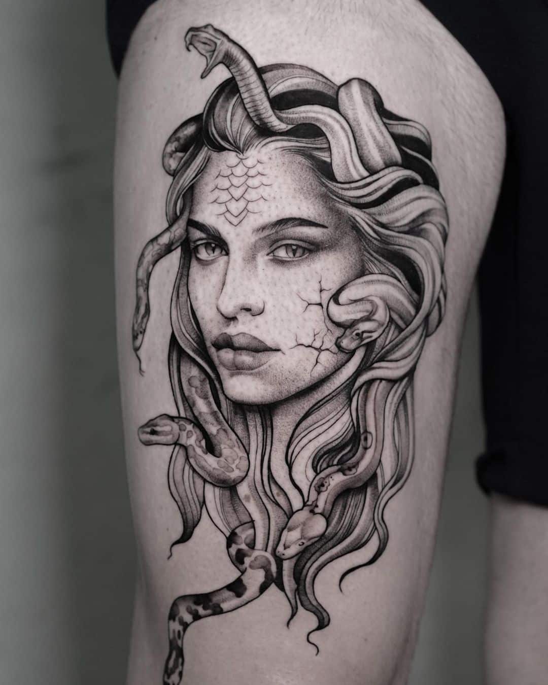 unique Medusa tattoos for men