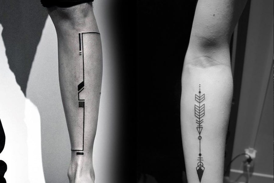 unique minimalist tattoos for men