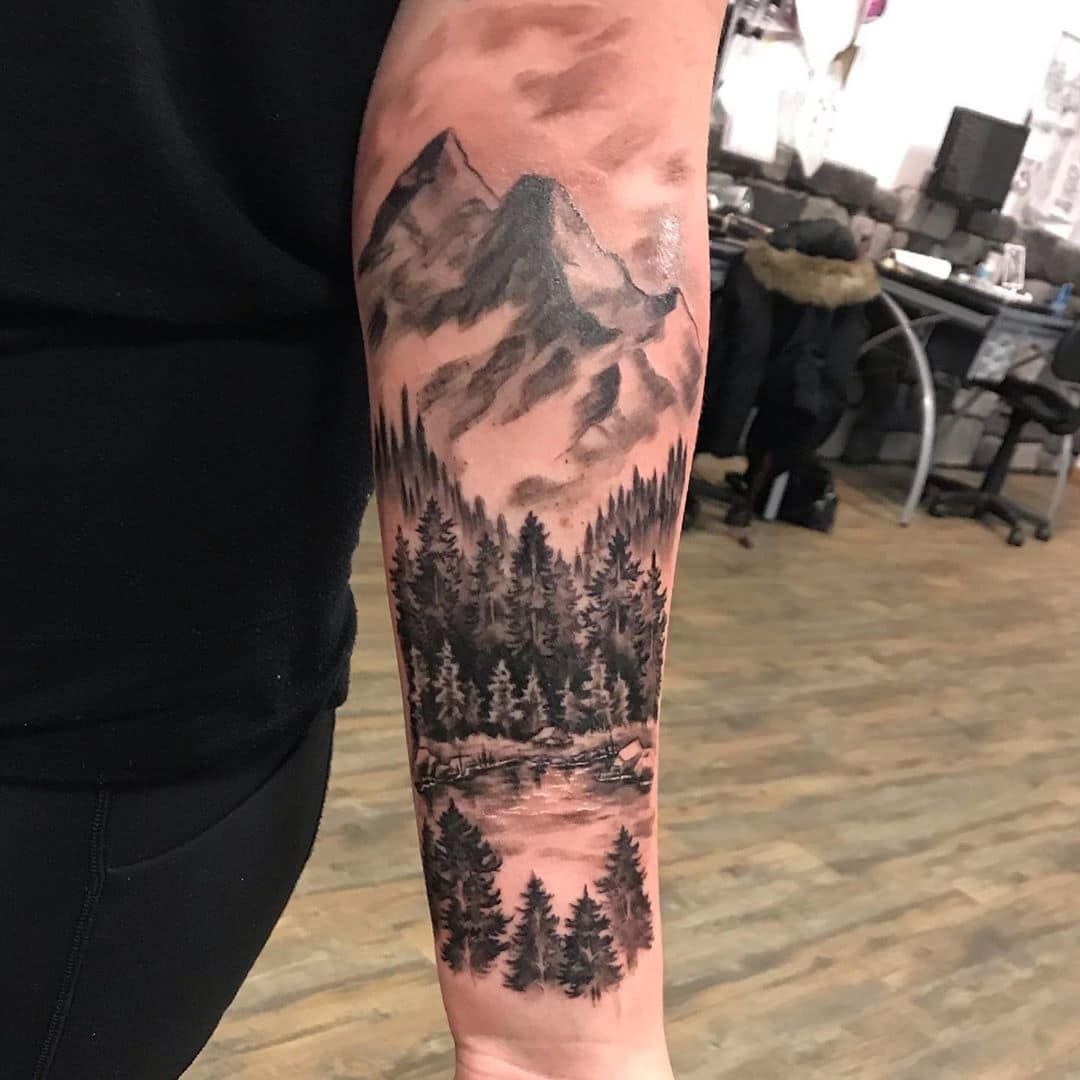 unique nature tattoos for men.