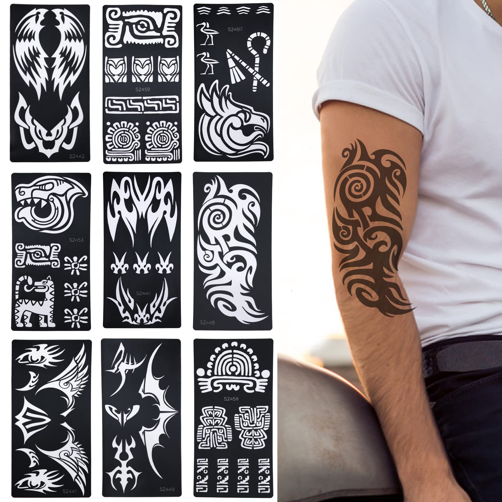 unique tattoo stencils for men