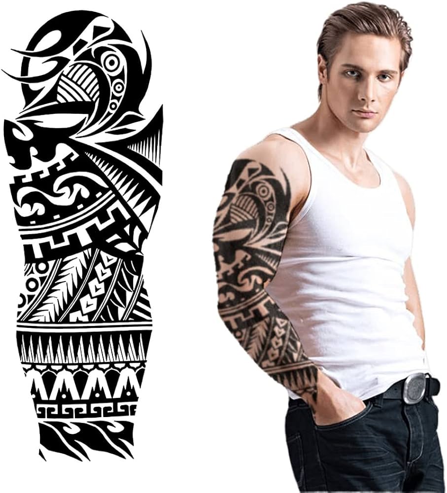 unique tribal arm tattoos for men